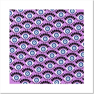 Evil Eye Pattern Posters and Art